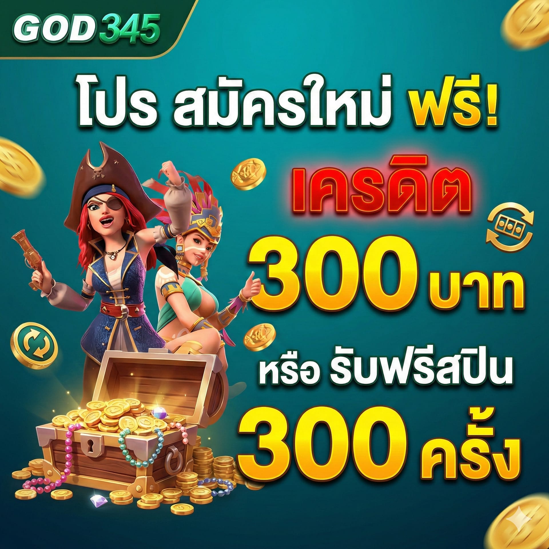 โปรสมัครใหม่ god345